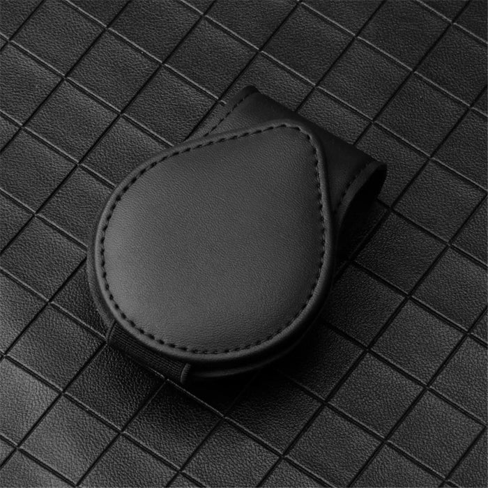 Portable Sunglasses Holder Bill Holder Clip Card Storage Accessories for Car Visor - Black - 3
