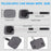 DM-095 32.5-46.5cm Window Cleaner with Handle and Microfiber Cloth Cleaning Tool Car Windshield Cleaning Device - 2