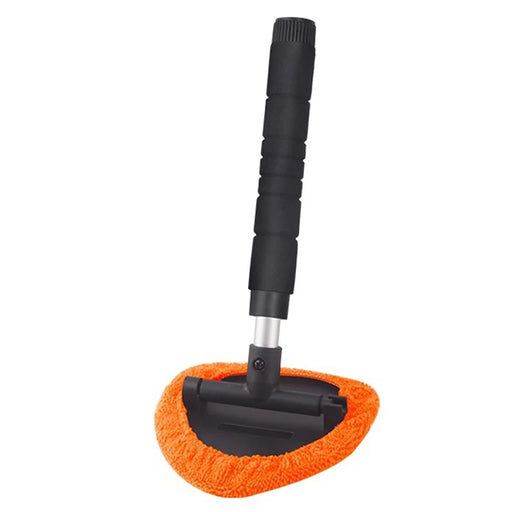 DM-131 32.5-47.5cm Extendable Handle Window Windshield Cleaning Tool Window Cleaner with Microfiber Cloth Car Window Cleaning Device - 1