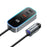 MCDODO CC-1900 107W Digital Display USB-A*4+Type-C*1 5-Port Car Charger with 1.5m Cable, Dark Grey - 1