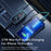 MCDODO CC-1900 107W Digital Display USB-A*4+Type-C*1 5-Port Car Charger with 1.5m Cable, Dark Grey - 5