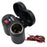 CS-313G1 Motorcycle Modify USB Charger Waterproof Phone Charging Adapter with Cigarette Lighter Socket and Switch - 1