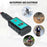 ZH-1422B2 Motorcycle Handlebar Charger USB+Type-C Port Adapter Socket, with Voltmeter Display and 1m SAE Extension Cable - 6