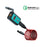 ZH-1422B2 Motorcycle Handlebar Charger USB+Type-C Port Adapter Socket, with Voltmeter Display and 1m SAE Extension Cable - 7