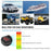 WUPP ZH-854A Motorcycle Handlebar Dual USB QC3.0 Phone Charger Voltmeter Fast Charge Adapter with Switch - Red Voltmeter - 3