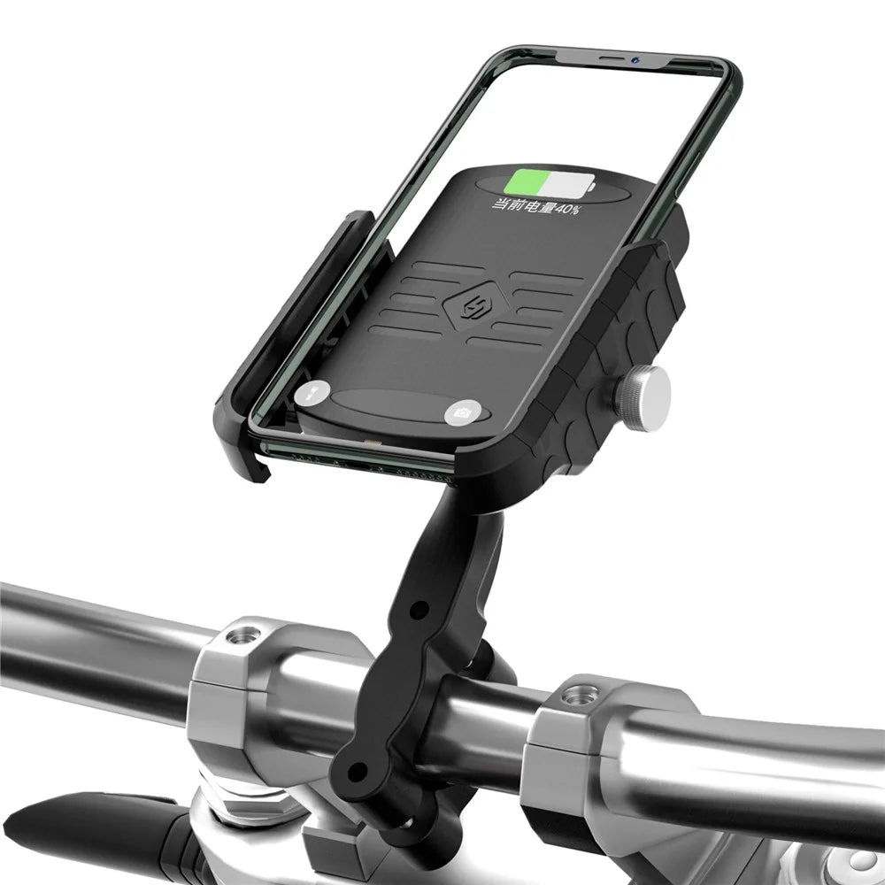 WUPP CSZH-19414A1 M9 Phone Wireless Charger with USB Port Handlebar Mount Charging Stand - 3