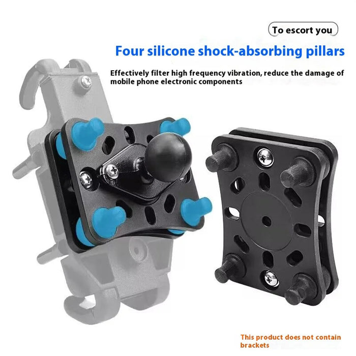 WUPP CS-1637A1 Motorcycle Bicycle Phone Holder Shock Absorber Vibration Dampening Buffer - 7
