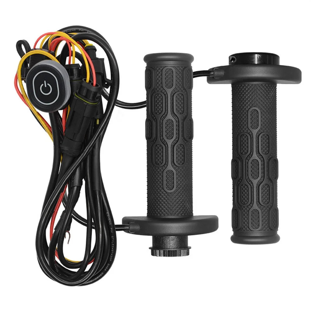 WUPP CS-1991C1 O3 Motorcycle Heated Grips Handlebar Hot Grip 5+1 Level with CNC Switch - 1