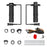WUPP CS-1991C1 O3 Motorcycle Heated Grips Handlebar Hot Grip 5+1 Level with CNC Switch - 2