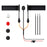 WUPP CS-1956E1 Oval Plastic Switch Heated Grips M4 Arrow ATV Heating Handle Grips - 1