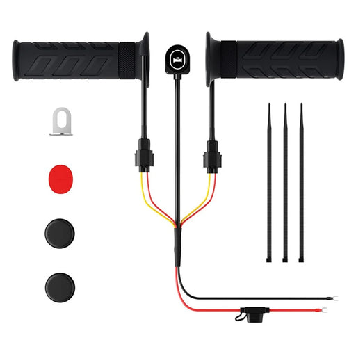 WUPP CS-1956E1 Oval Plastic Switch Heated Grips M4 Arrow ATV Heating Handle Grips - 1