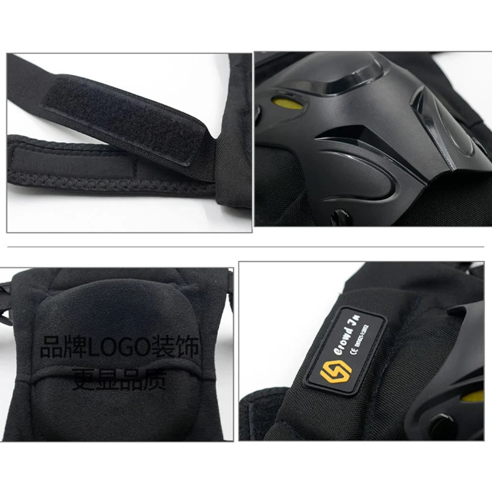 WUPP CS-1361F1 1 Pair Crowd In Knee Brace Motorcycle Racing Knee Guards Pads - 5