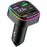 K34 5 Port USB Car Charger(4 USB+Type C) Cigarette Lighter Adapter with LED Display - Black - 1