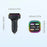 K34 5 Port USB Car Charger(4 USB+Type C) Cigarette Lighter Adapter with LED Display - Black - 7