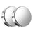 2Pcs Suction Cup 360 Degree Blind Spot Car Reversing Aid Rearview Mirror Small Round Mirror - Silver - 1