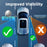 2Pcs Suction Cup 360 Degree Blind Spot Car Reversing Aid Rearview Mirror Small Round Mirror - Silver - 5