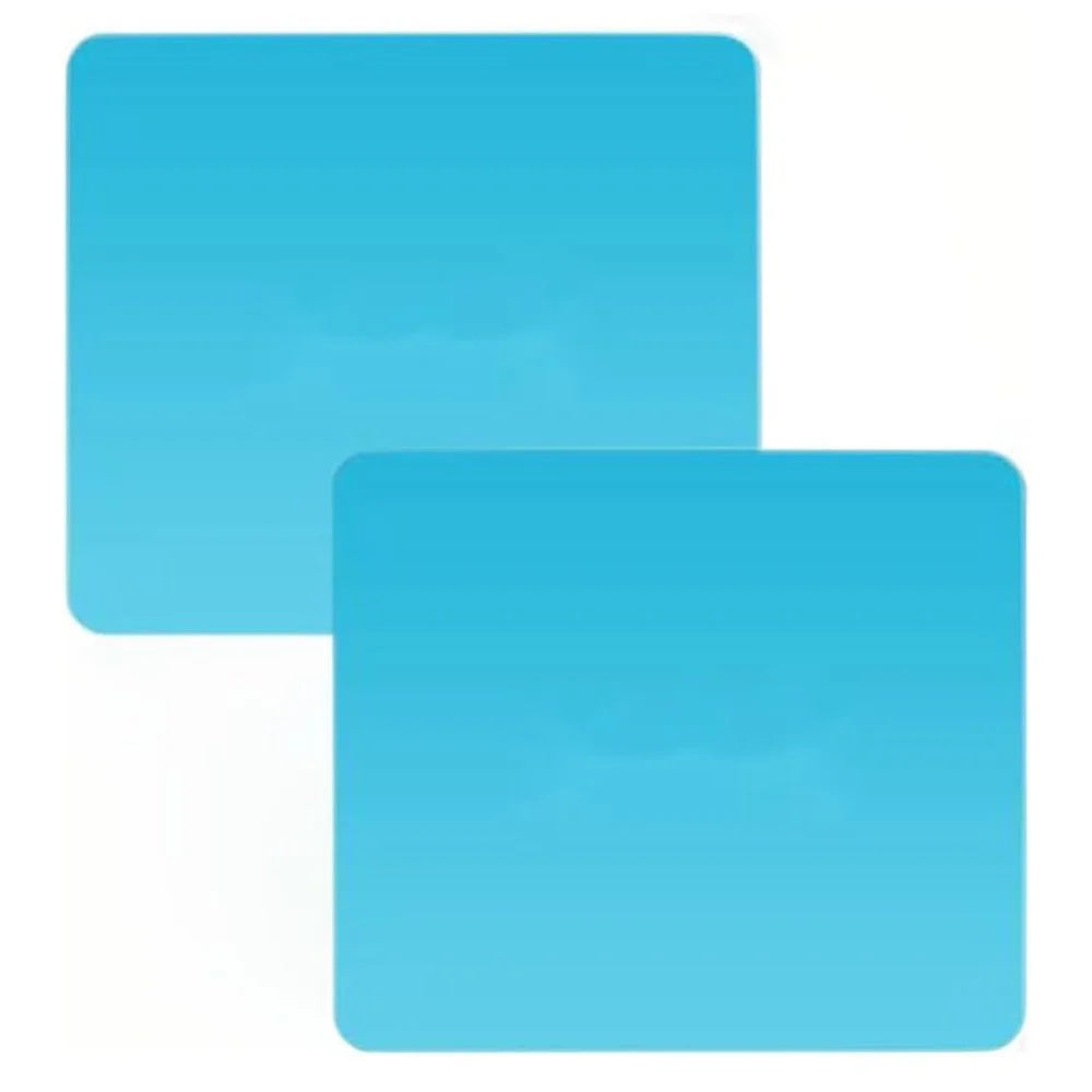 2Pcs Square 200x240mm Car Rear View Mirror Film PET Anti-Fog Rainproof Mirror Film with Tools - 2