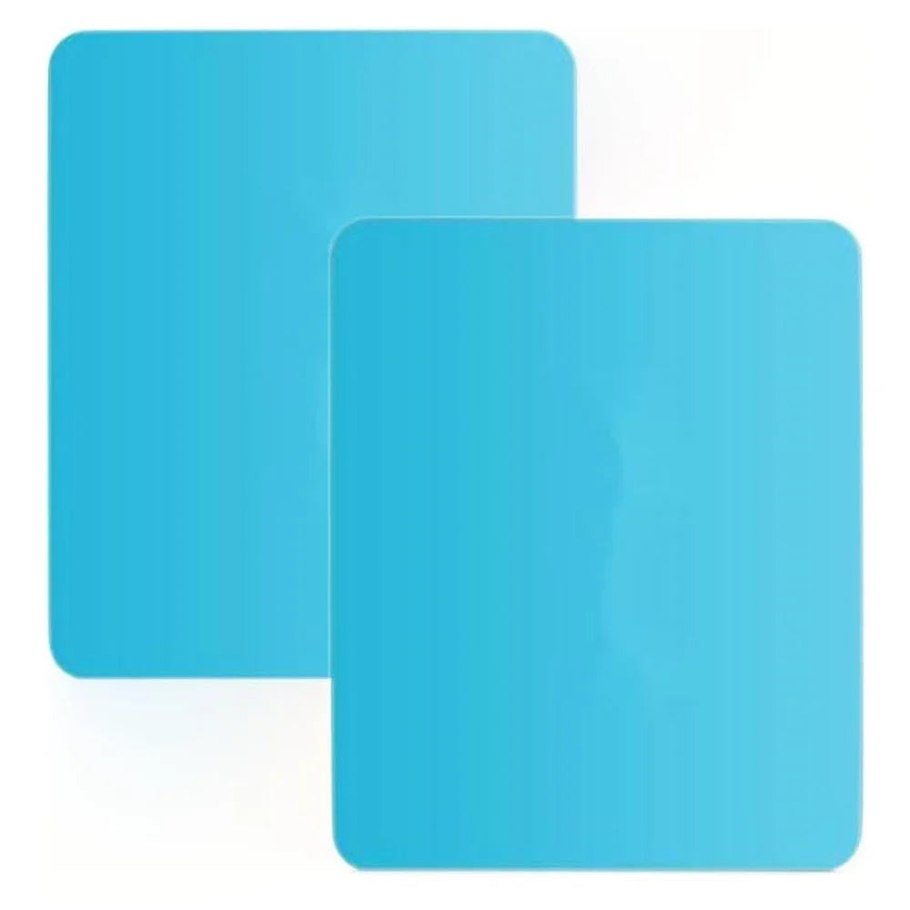 2Pcs Square 175x200mm Car Rear View Mirror Film PET Anti-Fog Rainproof Mirror Film with Tools - 2
