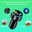 66W Dual USB Phone Fast Charging Adapter Voltage Digital Display Car Charger - 4