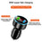 66W Dual USB Phone Fast Charging Adapter Voltage Digital Display Car Charger - 5