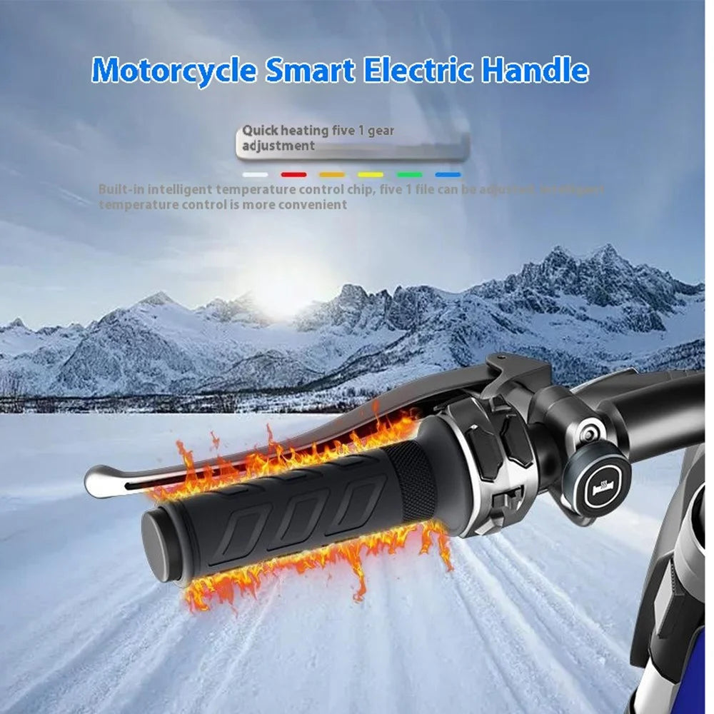 WUPP CS-1956D1 Motorcycle Heated Grips with 5+1 Temperature Adjustable / 1.5m ACC Cable - 4