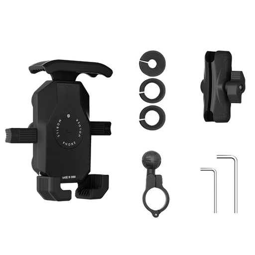 WUPP CS-051A1 Motorcycle Phone Holder Handlebar Mount Bracket for 4-7 inch Phones - 1