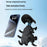 WUPP CS-2056B1 Motorcycle Phone Holder Rearview Mirror Mount Anti-Shock Phone Bracket - 4