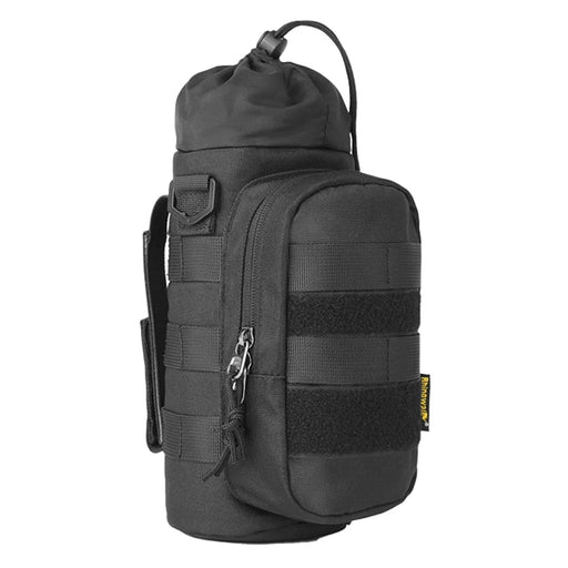 RHINOWALK Mechanic MJX2006BK Thermal Aluminum Liner Expanded Motorcycle Water Bottle Holder Bag, 10.5x22cm - 1