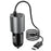 DUDAO R5Pro 3.4A USB Phone Charging Adapter Car Charger with Built-In Cable - Type-C Cable - 1