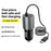 DUDAO R5Pro 3.4A USB Phone Charging Adapter Car Charger with Built-In Cable - Type-C Cable - 2