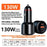USB + Dual Type-C Phone Fast Charging Adapter PD 100W + PD 30W Aluminum Alloy Car Charger - 2