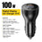 ESSAGER USB A + Type C Car Charger 100W Super Fast Charging Adapter with Digital Display - Black - 2