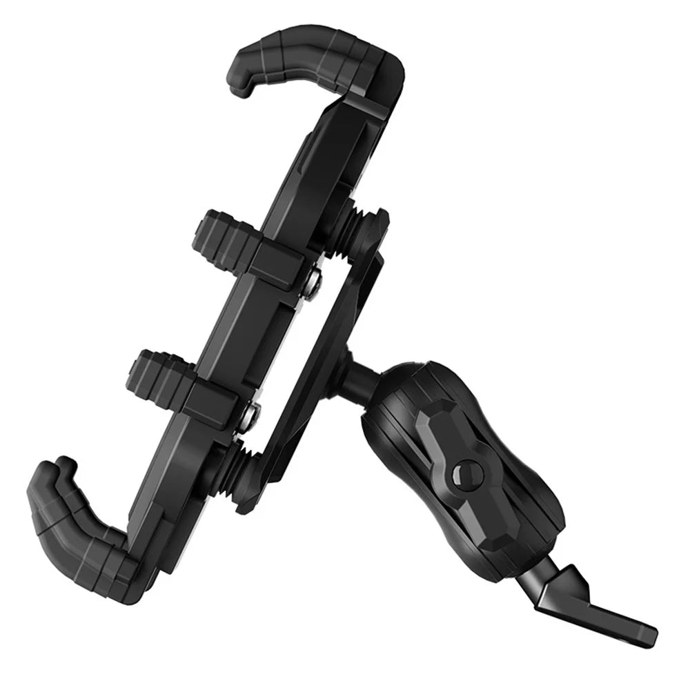 WUPP CS-2072B1 Motorcycle Rearview Mirror Phone Mount Anti-Theft Cellphone Holder - 3
