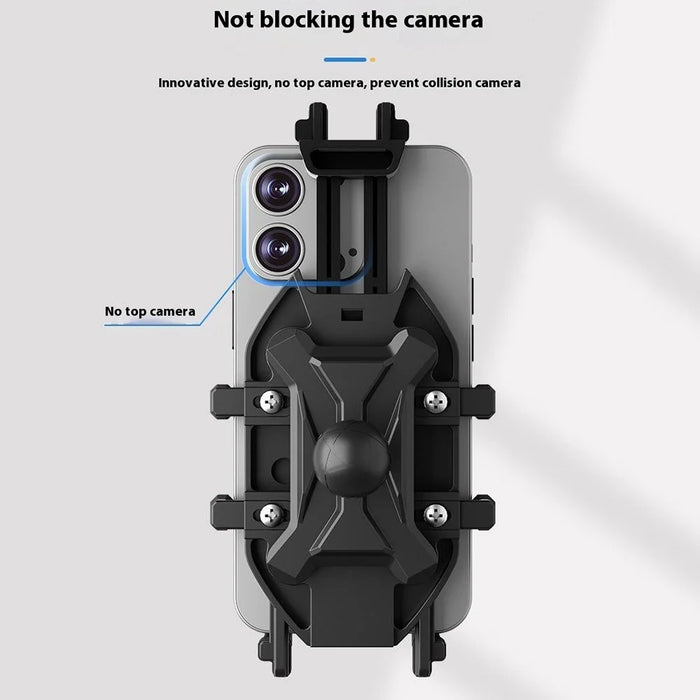 WUPP CS-2072D1 M8 Ball Head Cellphone Holder Anti Theft Motorcycle Phone Mount Bracket - 7