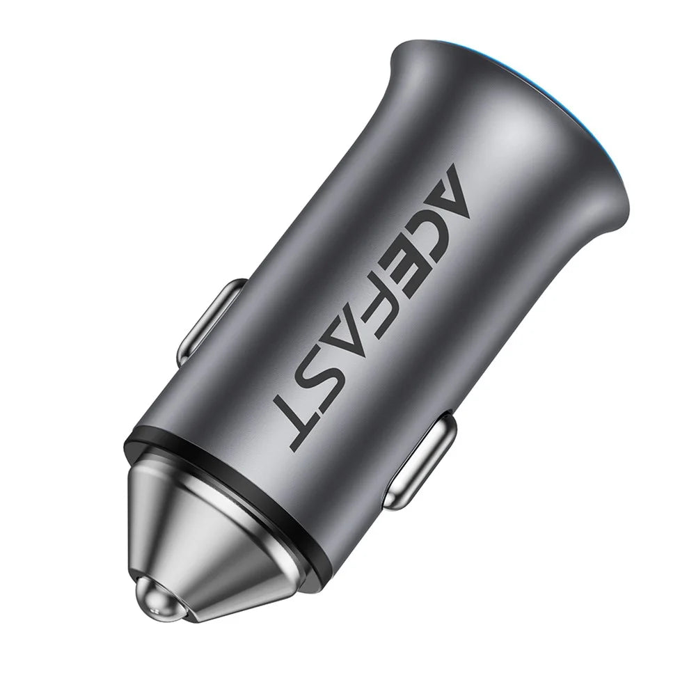 ACEFAST B16 95W Metal Car Charger Dual Port USB-A + USB-C Fast Charging Car Power Adapter Cigarette Lighter - 6