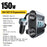 ESSAGER 150W High Power Car Cigarette Lighter Splitter Charger 2 USB C + 3 USB A Fast Charging Adapter - 3