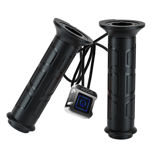 ZH-983F2 1 Pair For ATV Motorcycle Intelligent 3 Gears Temperature Adjustable Heated Grips Winter Warmer Electric Heating Hand Grips - 1