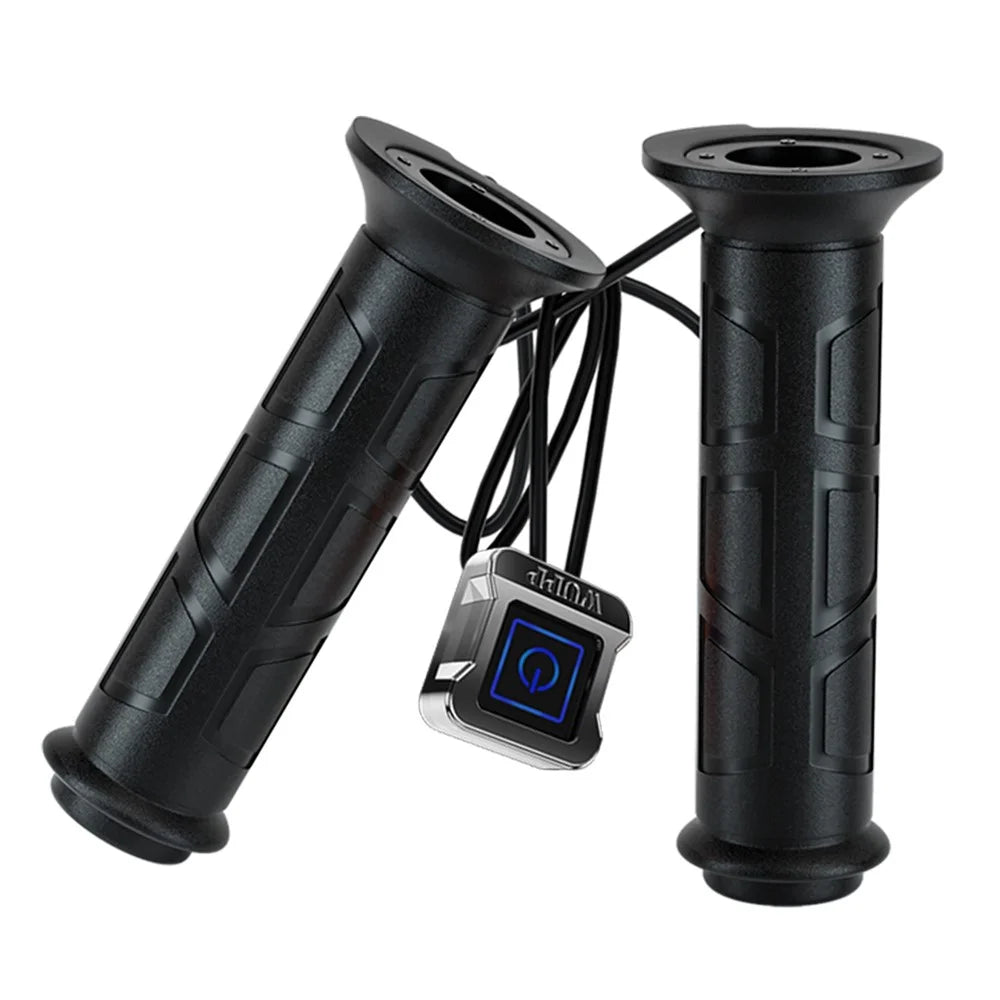 ZH-983F2 1 Pair For ATV Motorcycle Intelligent 3 Gears Temperature Adjustable Heated Grips Winter Warmer Electric Heating Hand Grips - 1