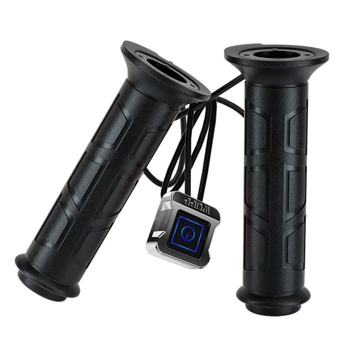 ZH-983F2 1 Pair For ATV Motorcycle Intelligent 3 Gears Temperature Adjustable Heated Grips Winter Warmer Electric Heating Hand Grips - 1