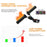 ZH-983F2 1 Pair For ATV Motorcycle Intelligent 3 Gears Temperature Adjustable Heated Grips Winter Warmer Electric Heating Hand Grips - 5