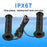 ZH-983F2 1 Pair For ATV Motorcycle Intelligent 3 Gears Temperature Adjustable Heated Grips Winter Warmer Electric Heating Hand Grips - 7