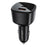 ACEFAST B18 200W Car Charger Dual USB-C + USB-A Fast Charging Cigarette Lighter Adapter - 1