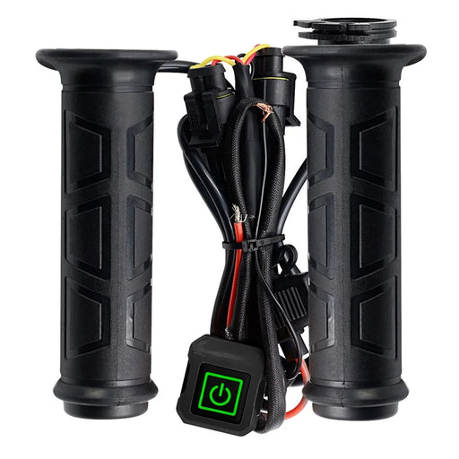 WUPP ZH-983B6 1 Pair 12V Motorcycle Winter Electric Heating Hand Grips 3 Gears Temperature Adjustable Heated Grips - 1