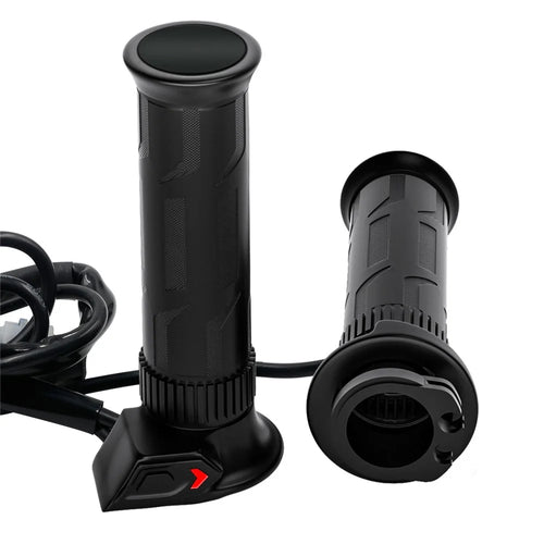 WUPP ZH-990B1 1Pair 5-Gear 12V Motorcycle Heating Handlebar Electric Heated Grips with Indicator Warmer Heating Grips for Winter - 1