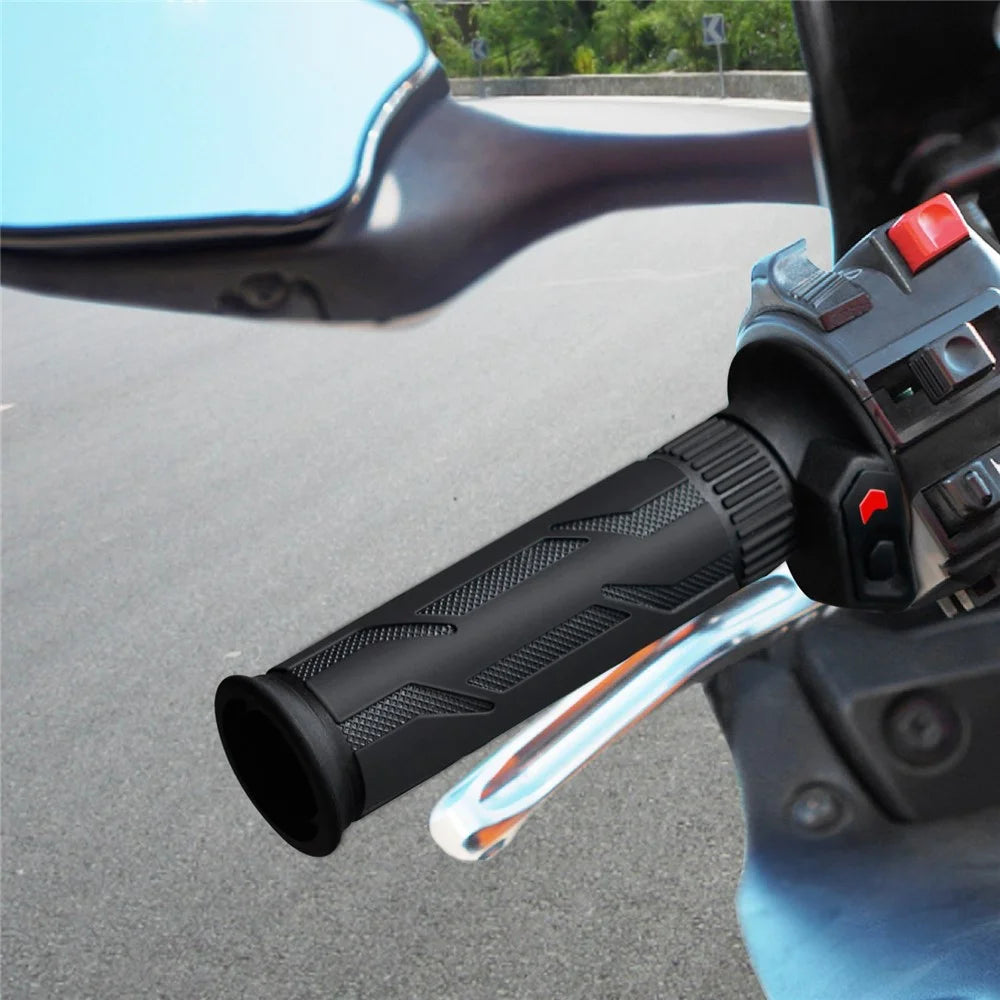 WUPP ZH-990B1 1Pair 5-Gear 12V Motorcycle Heating Handlebar Electric Heated Grips with Indicator Warmer Heating Grips for Winter - 4