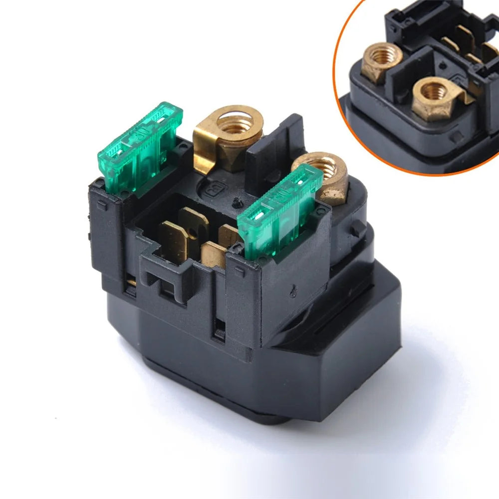 A0371 YZF600 Starter Solenoid Relay for YAMAHA Motorcycle Replacement Part Starter Relay with 2Pcs Fuses - 3