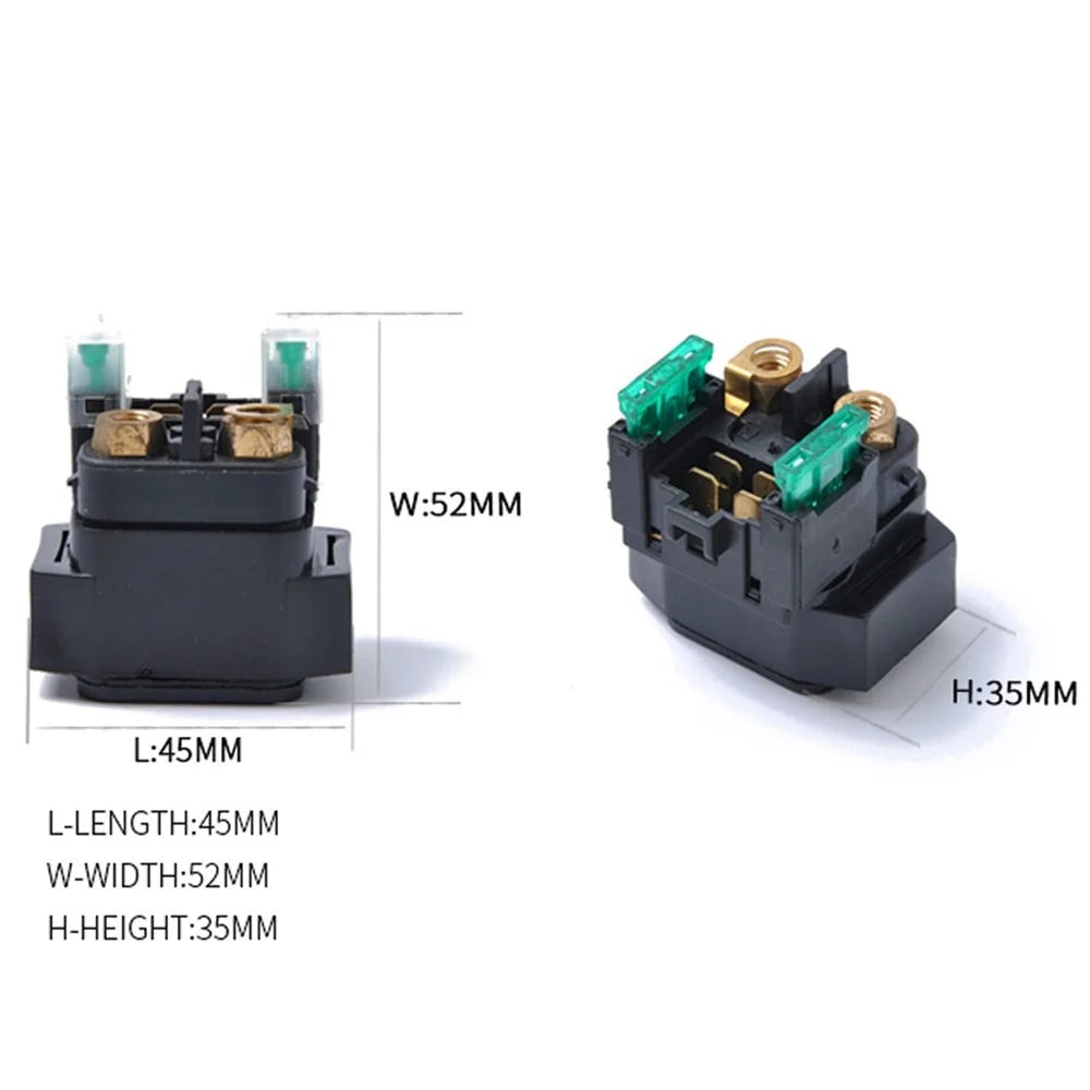 A0371 YZF600 Starter Solenoid Relay for YAMAHA Motorcycle Replacement Part Starter Relay with 2Pcs Fuses - 5