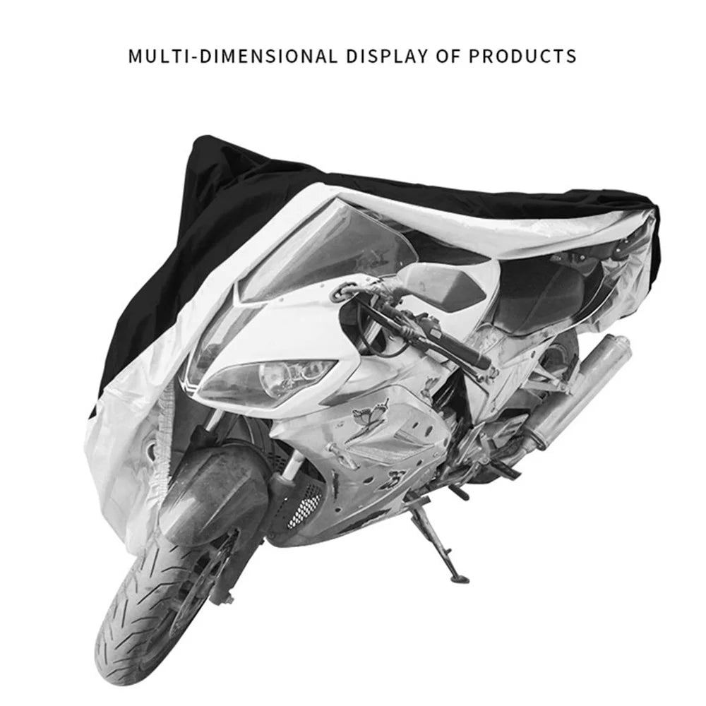 BY-895 Motorcycle Cover Protection Shelter Outdoor Waterproof Motorbike Cover Protector - Size: M - 3