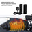 WUPP CS-974A1 12V Motorcycle Scooter Three Gear Temperature Control Electric Hand Grip Cover Heated Grip Handlebar - 2