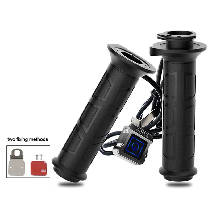 WUPP CS-974A1 12V Motorcycle Scooter Three Gear Temperature Control Electric Hand Grip Cover Heated Grip Handlebar - 7